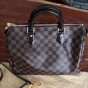 Louis Vuitton Damier Speedy 30 Brown Checkered Handbag